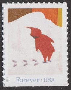 US 5246 The Snowy Day Peter leaving Footprints forever single MNH 2017