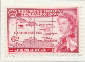 English Colony Colonies British Colony JAMAICA 1958 6d MH* A28P12F27068-