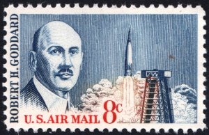 SC#C69 8¢ Robert Goddard Single (1964) MNH