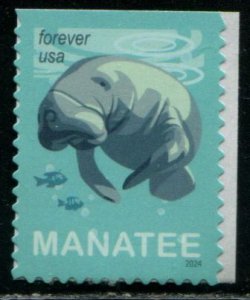 5851 US (68c) Save Manatees SA, MNH bklt sgl