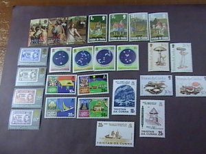 TRISTAN da CUNHA # 344-372-MINT/NEVER HINGED-7 COMPLETE SETS---1983-85