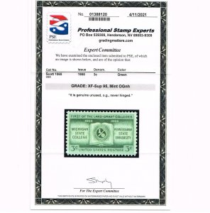 EXCEPTIONAL GENUINE SCOTT #1065 MINT PRISTINE OG NH PSE CERT GRADED XF-SUPERB-95