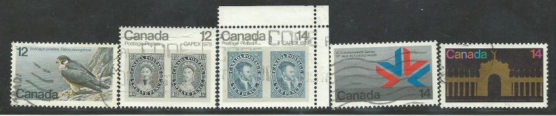 Can #752-54,757,767    used VF 1978 PD