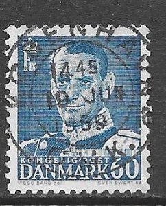 Denmark 337: 60o Frederik IX, used, F-VF