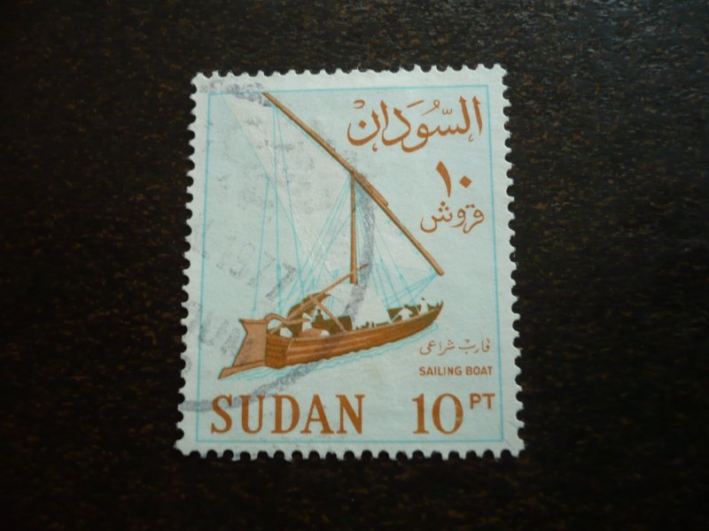 Stamps - Sudan - Scott# 156 - Used Part Set of 1 Stamp