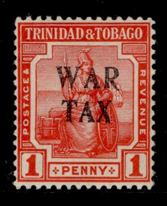 TRINIDAD AND TOBAGO GV SG178b, 1d scarlet, M MINT.