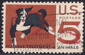1307 5 cent Human Treatment of Animals VF used