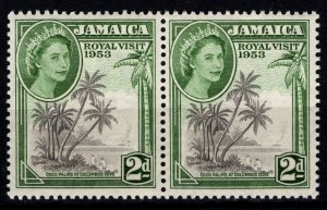 Jamaica 1953 Royal Visit, 2d Pair [Mint]