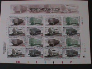 ​KOREA- SC#2116  COMMERCIAL CARGO TRAINS-MNH SHEET-VF-HARD TO FIND-LAST ONE