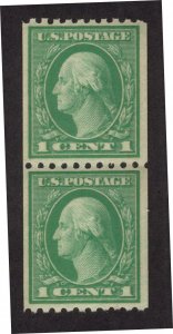 U.S. - 486 - Pair - EXTRA FINE - Never Hinged 