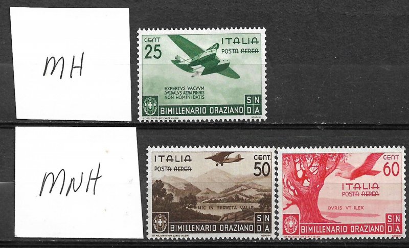 COLLECTION LOT OF # 826 ITALY # C84-6 1936