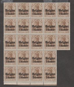 Belgium #N1 Stamps - Mint NH Block of 23