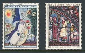 France 1076-1077 U 1963 Art