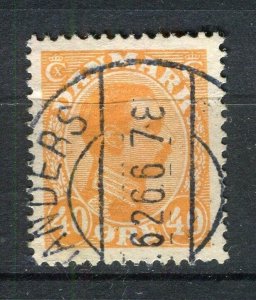 DENMARK; 1913-28 early Christian X issue fine used Shade of 40ore. value