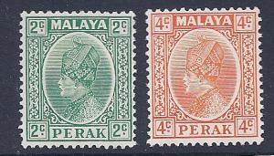 Malaya-Perak 1935 Sc# 70-1