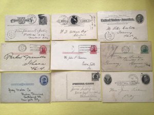 United States early used postal cards postcards Ref 66749