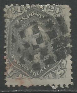 UNITED STATES  78b VFU WASHINGTON 1861 P30