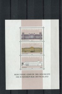 GERMANY; WEST pictorial SHEET fine Mint MNH unmounted, 1986