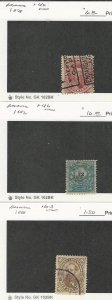 Argentina, Postage Stamp, #40, 46, 63 Used, 1878-1888, JFZ