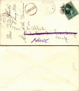 Navarro County Corsicania, Forwarded Marking ( Postal History )	, 1880