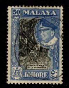 Malaya - Jahore - #165 Sultan  Ismail - Used