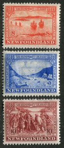 Newfoundland #218, 219, 220 Mint