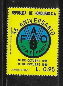 Honduras 1990 FAO 45th anniversary Sc C799 MNH A2552