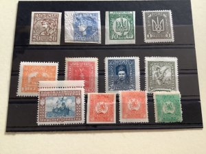 Ukraine  & Georgia 1918-1920 mounted mint  stamps   A4097