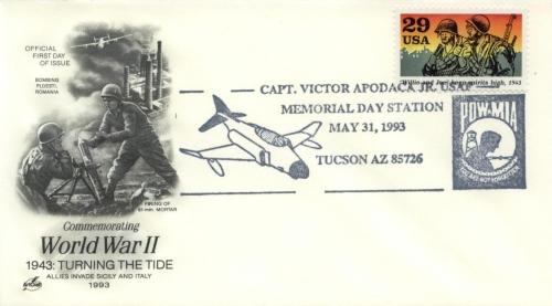 1993 Memorial Day POW-MIA Tucson AZ Pictorial Artcraft 