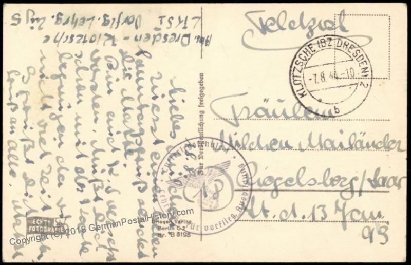 3rd Reich Germany Luftwaffe Focke Wulfe FW189 Air Force Airplane  RPPC Fel 61531