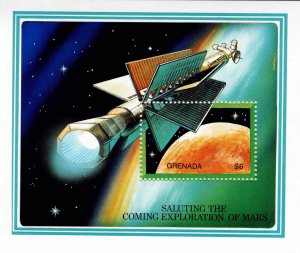 Grenada 1991 Sc 2005 Souvenir Mini Sheet MNH / Saluting Exploration of Mars