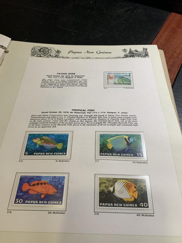 STAMP STATION PERTH: PNG Complete Collection from 1952 to 1989 Mint Never Hinged