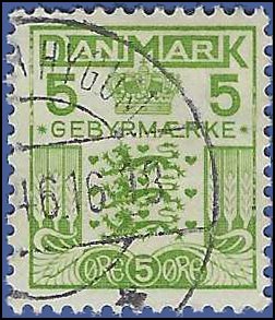 Denmark #I4 1934 Used