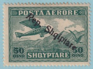 ALBANIA C11 AIRMAIL  MINT HINGED OG * NO FAULTS VERY FINE! - TRV
