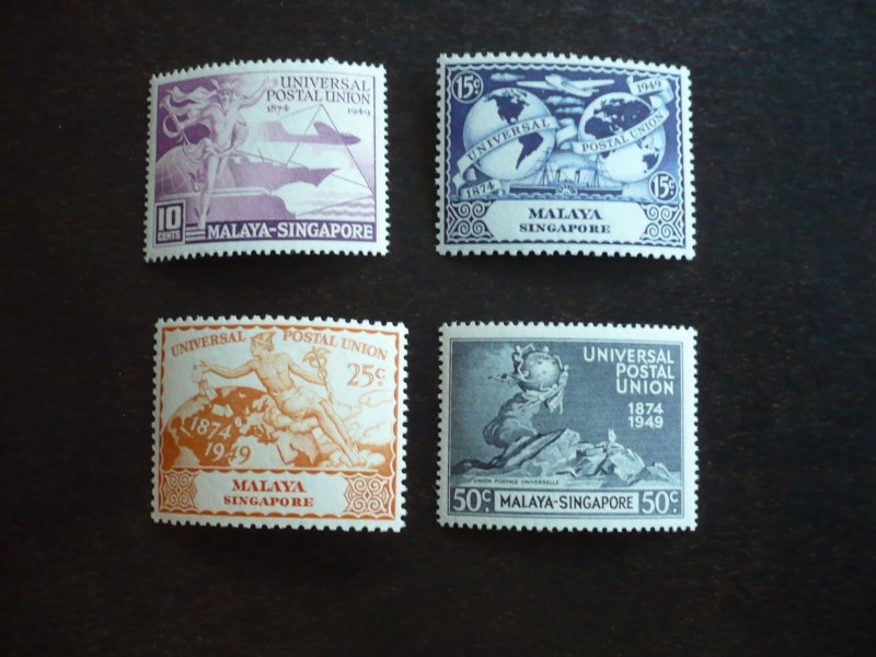 Stamps - Singapore - Scott# 23-26 - Mint Never Hinged Set of 4 Stamps