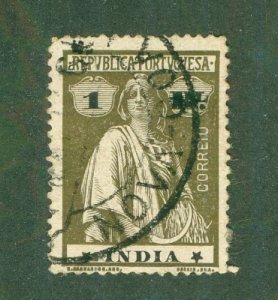 PORTUGUESE INDIA 357a USED BIN $1.50