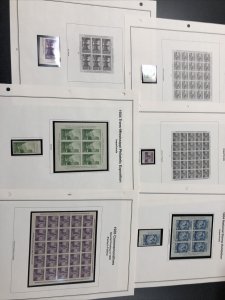 US Collection On Paper Mint & Used , Hinged & Never Hinged Catalogue Value $380+ 