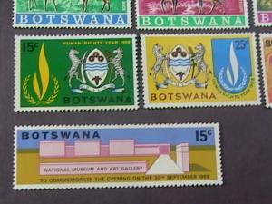 BOTSWANA # 33-46-MINT/NEVER HINGED---4 COMPLETE SETS-----1967-68