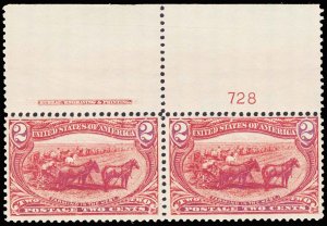 U.S. TRANS-MISS. ISSUE 286  Mint (ID # 107525)