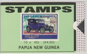 Papua New Guinea 3 Unexploded Stamp Booklets 1994 Cars and Birds