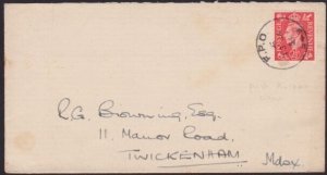 GB FORCES IN JAPAN 1954 cover FPO 949 based at Kure - post Korean War.......3214