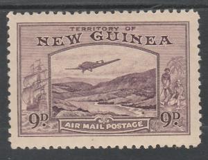 NEW GUINEA 1939 BULOLO AIRMAIL 9D MNH **