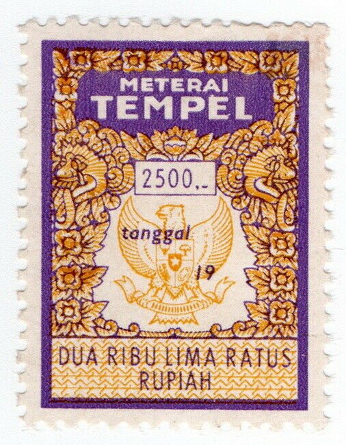 (I.B) Indonesia Revenue : General Duty 2500R (Meterai Tempel)