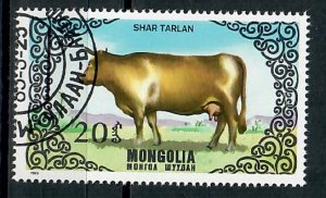 Mongolia 1419 Cow used single