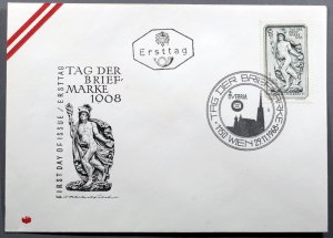 Austria #B324 First Day Cover Semi-Postal Stamp Day