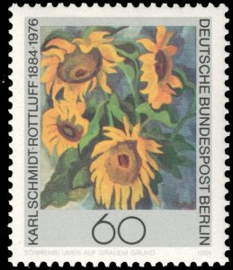 Germany Berlin #9N497  MNH - Painting Sunflowers (1984)