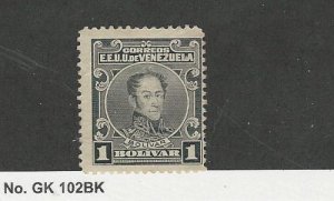 Venezuela, Postage Stamp, #268 Mint No Gum, 1915 Bolivar