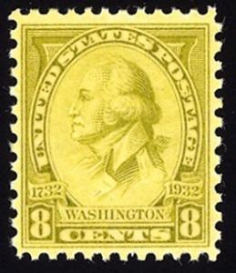 Scott #713 Mint, OG, NH, Dealer Graded XF