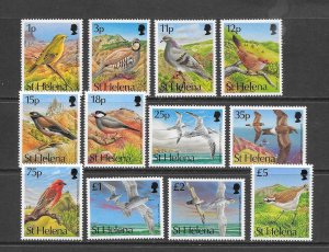 BIRDS - ST HELENA #599-610  MNH