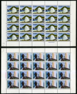 JAPAN  876-7 MNH SHEETS OF 20 BIN $10.00 PLACE OVERSIIZE SHIPPING